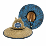 Custom Printed Summer Surfing Lifeguard Straw Sombrero Beach - Image 2