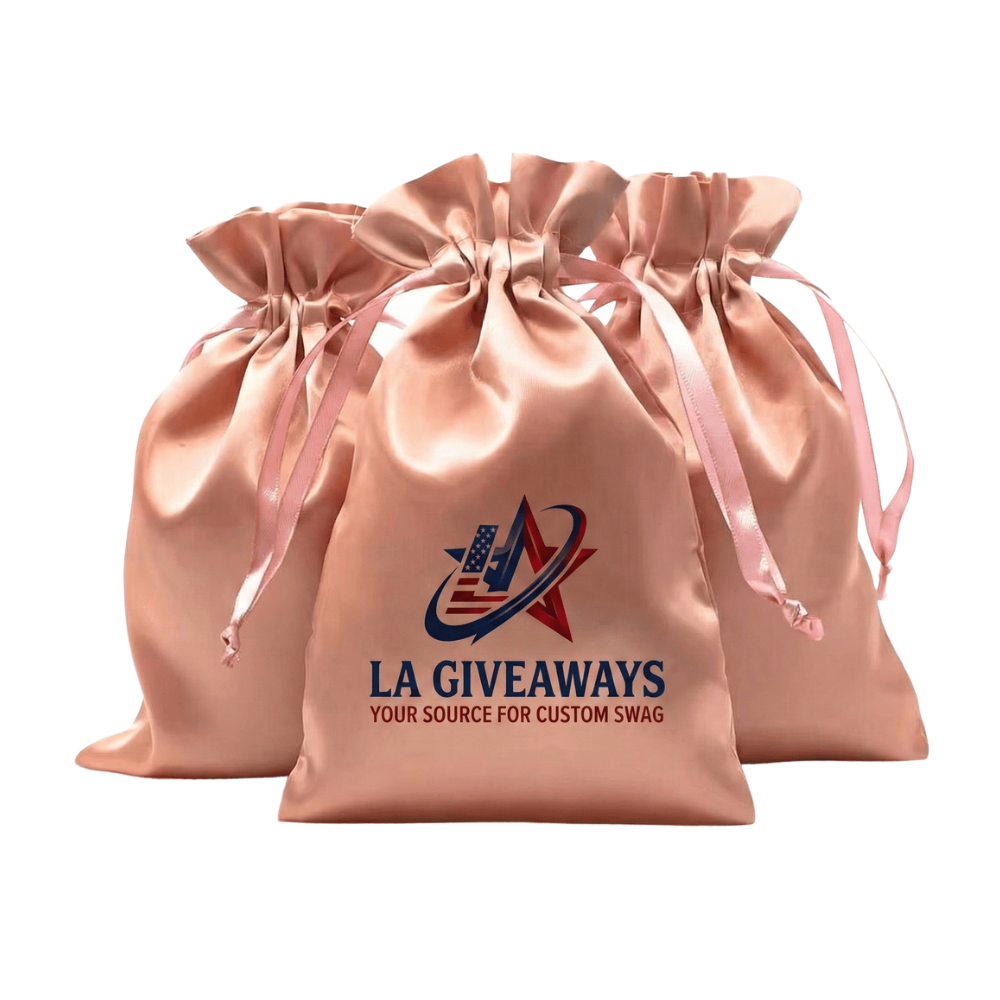 BG-BG-MARY-03 Satin Drawstring Bags Jewelry Pouch Wedding Gift Bags - Image 1
