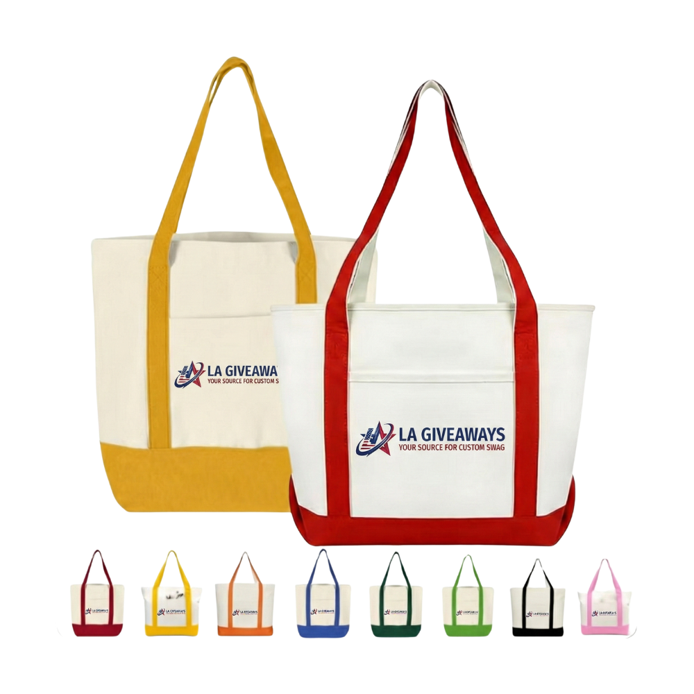 BG-BG-SAM-02 Canvas Tote Bag With Pockets