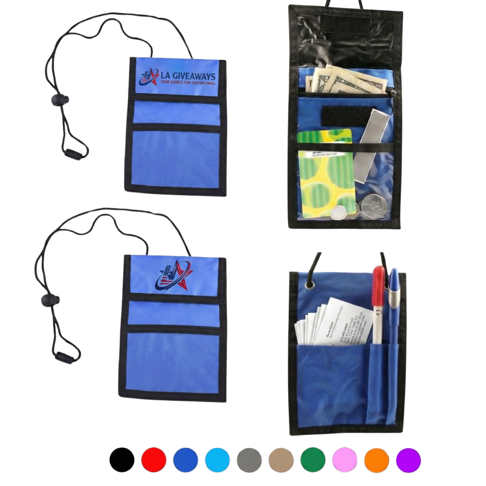 BH-BH-MARY-02 Multi-Functional Lanyard Badge Holder With Storage Pockets