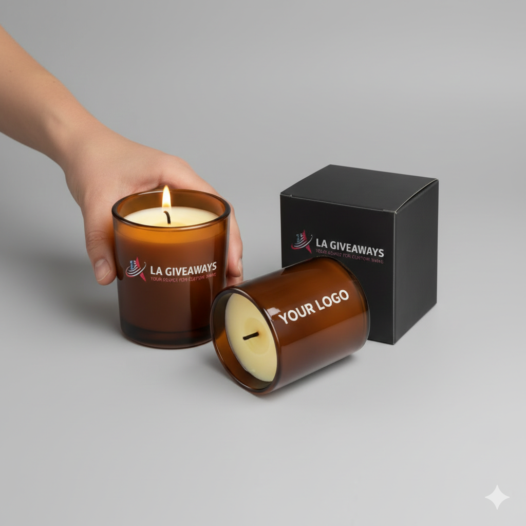 CD-can-Esh-01 Candle Gift for Office Showpiece with Custom Logo - Image 1