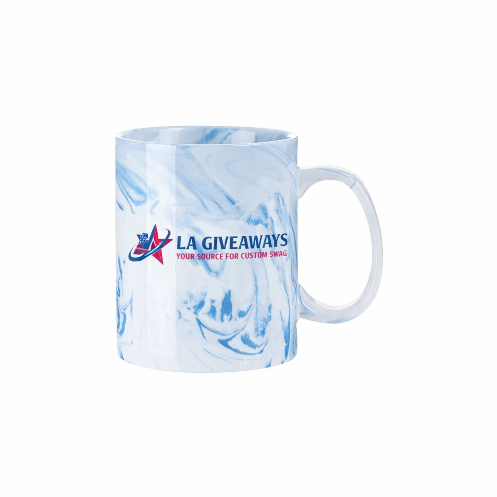 CE-DC-UZA-02 1 11 oz 330 ml Custom Marble Texture Ceramic Eco Coffee Mug - Image 1