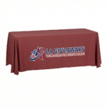 Serged Closed-Back Table Throw - 6'