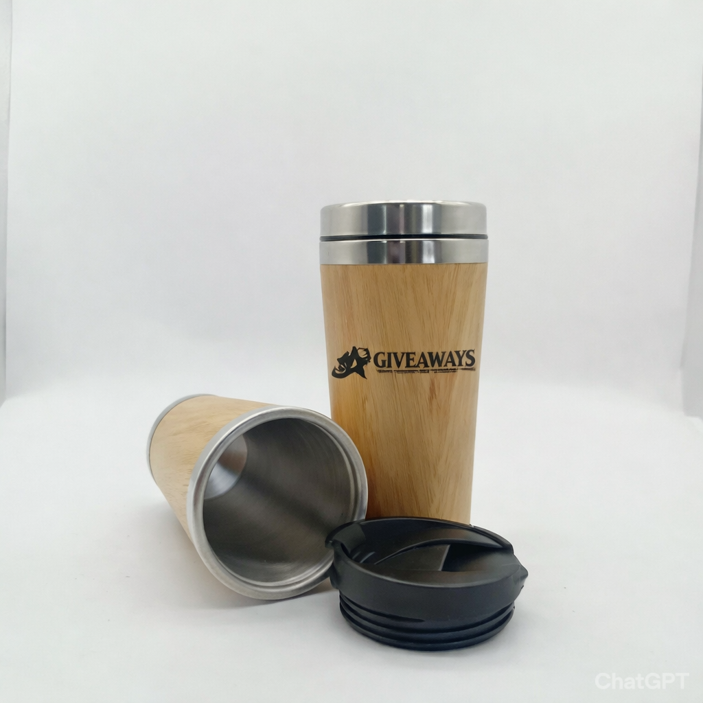 DW-mug-Esh-14 Bamboo coffee cup tumbler Hot Sale Office Printing Custom - Image 1