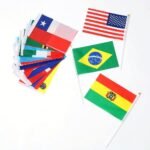 Double Sided Printed Promotional Small Mini Hand Flag With P - Image 5