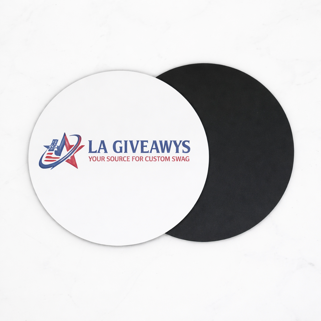 GC-MB-UZA-01 1 Circle Shape Fridge Magnets for Custom Printing - Image 1