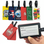 Rubber Passport Cover and Luggage Tag 3D Travel Tags - Image 4