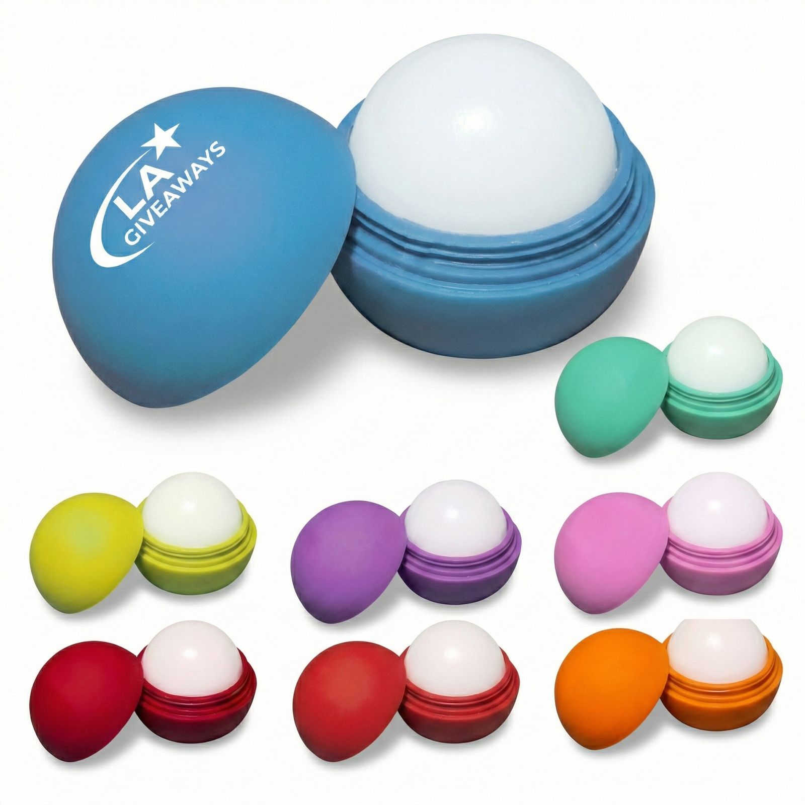 HBW-LB-SAM-01 Soft Touch Round Lip Balm