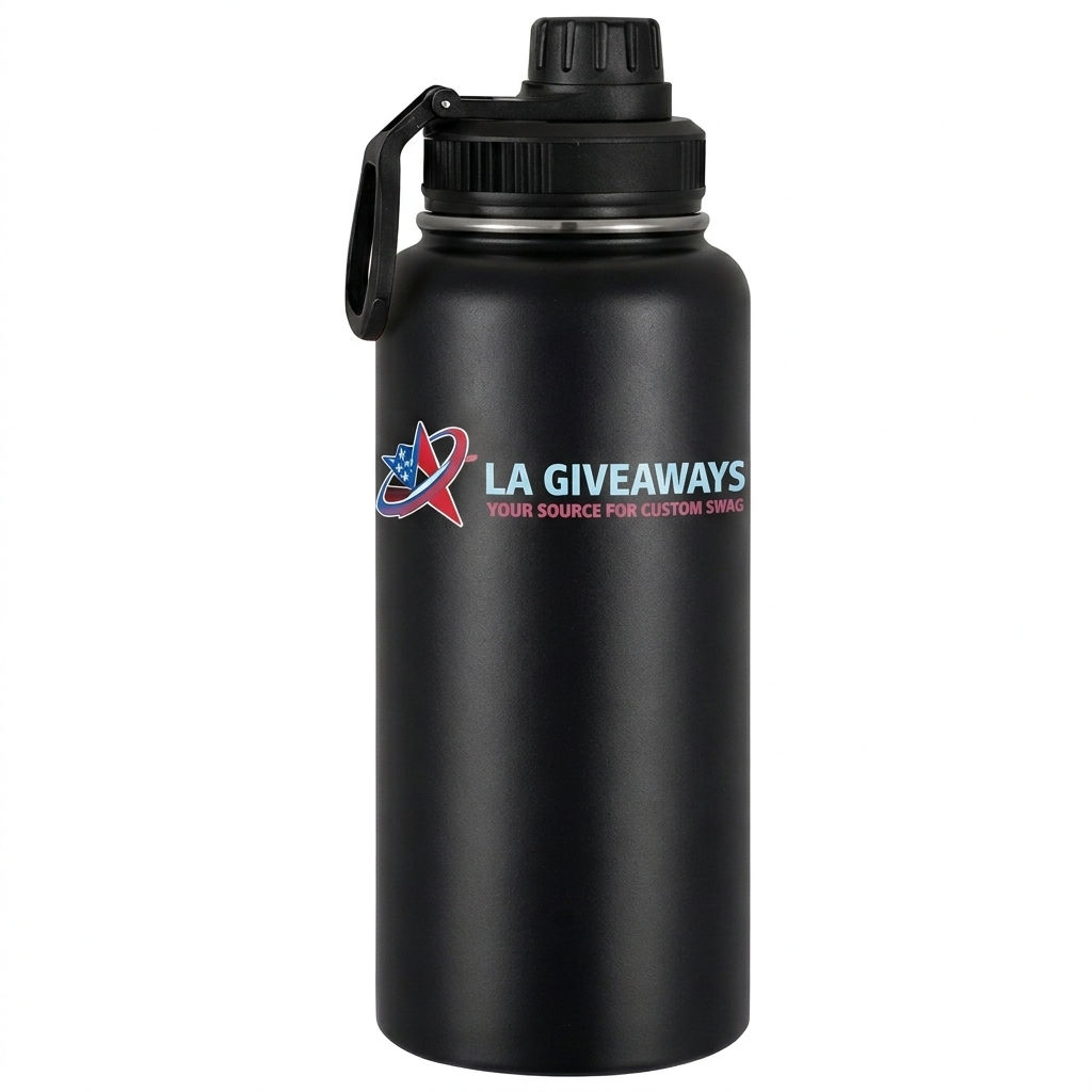 HG-DW-UZA-02 1 Customized Logo 32oz 40oz Steel Vacuum Flasks Drinking Water - Image 1