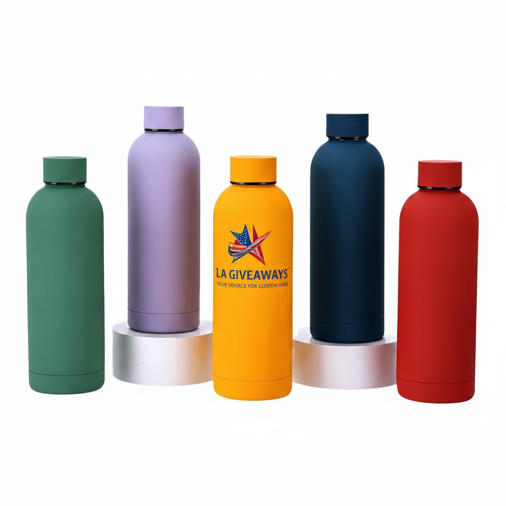 HG-SST-UZA-06 1 Custom 500ml Sports Flask with Logo Stainless Steel Double W - Image 1