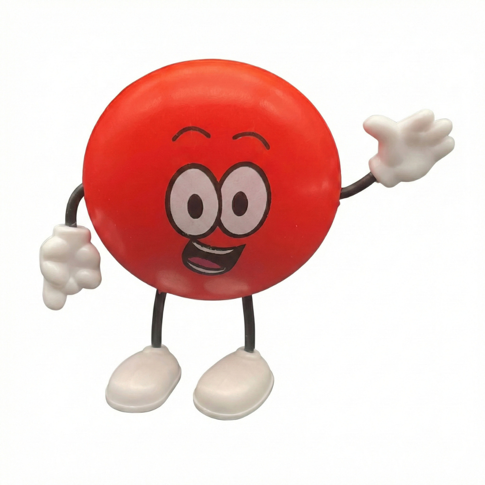 HI-SB-MARY-02 Happy Jelly Bean Stress Ball