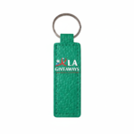Leather Keychain Pendant With Metal Ring - Image 3
