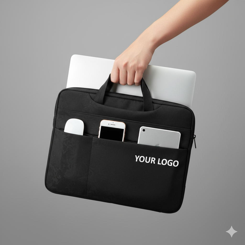 LB-Bag-Esh-01 Custom Logo Water-Resistant Laptop bag for Professionals - Image 1
