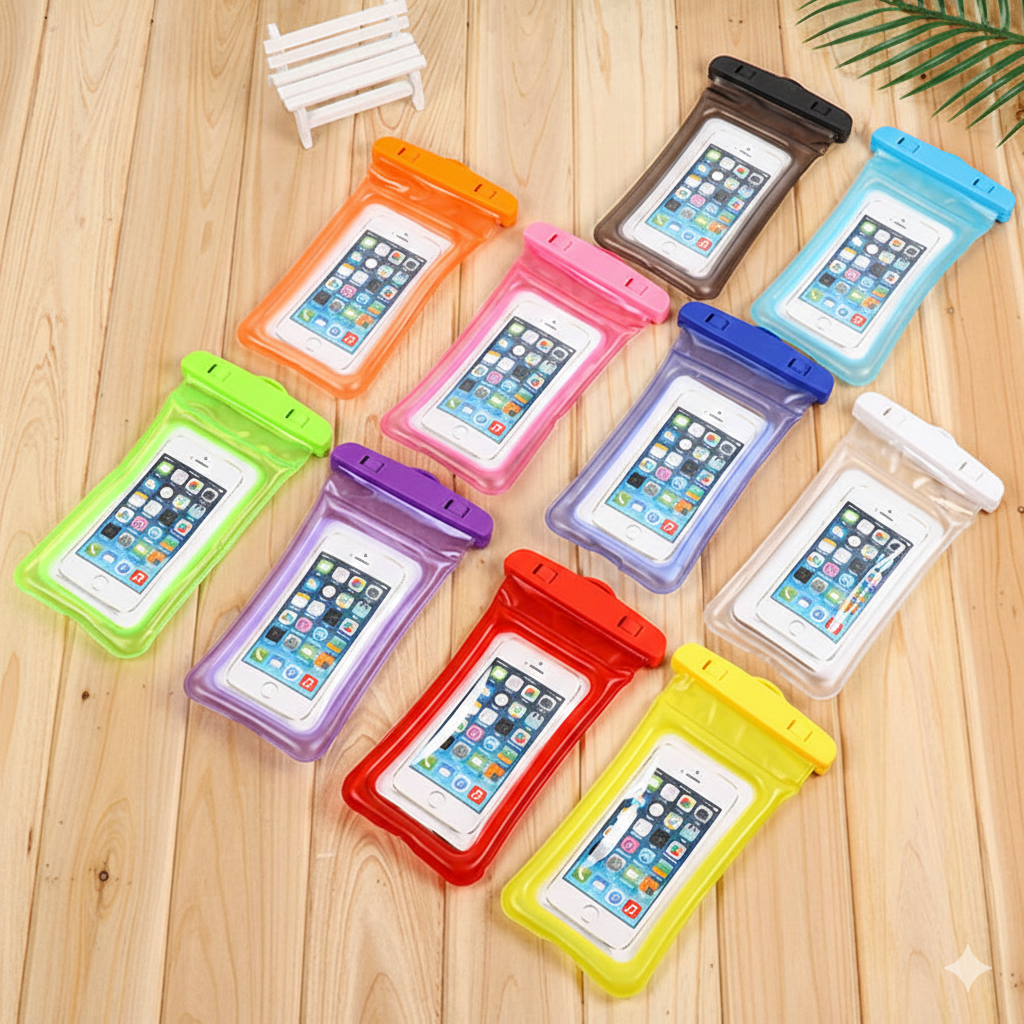 LBC-WB-UZA-01 OEM Water Proof Bag PVC Mobile Phone Cases Clear Pouch - Image 1