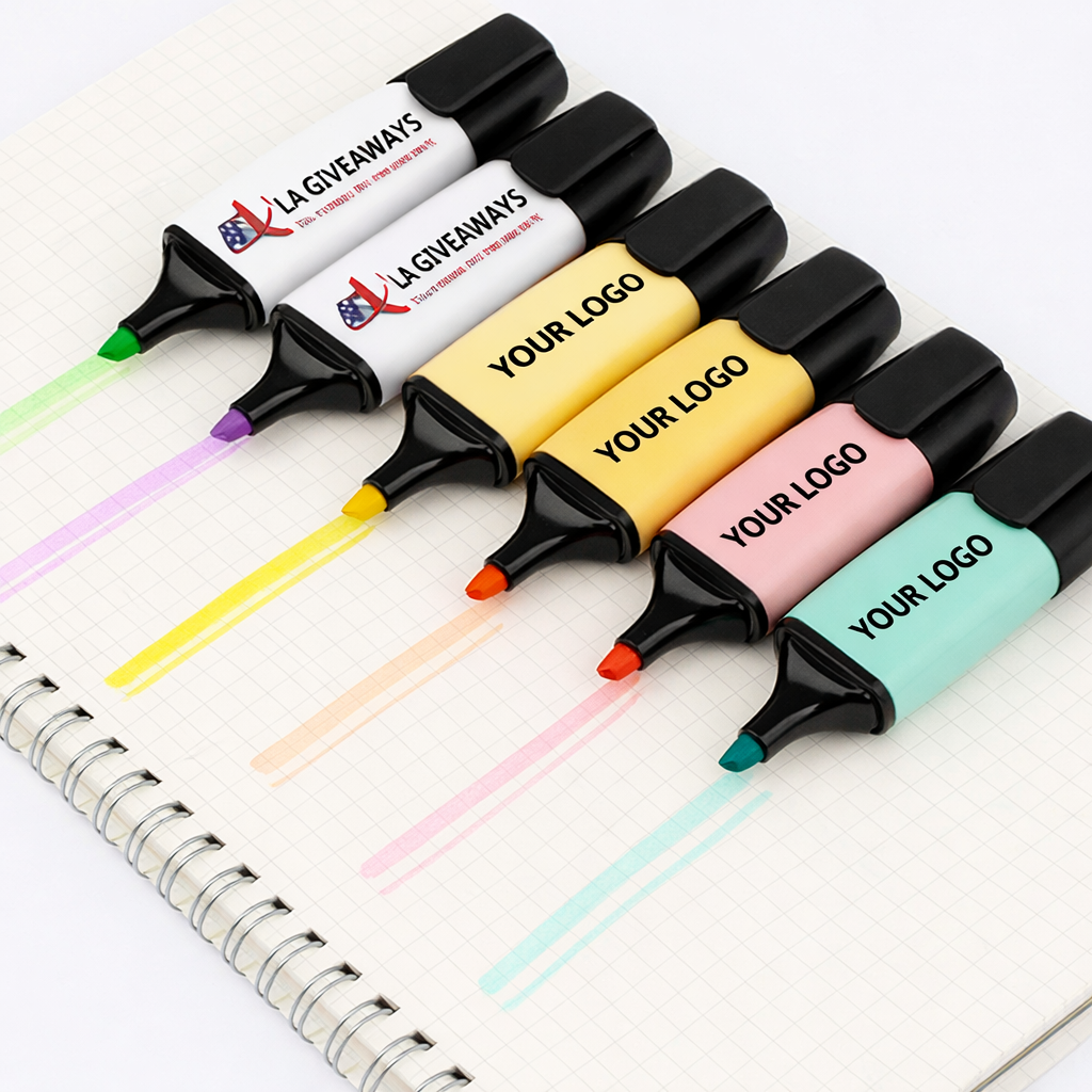 MR-mkr-Esh-01 Promotional Customized Logo Stationery Coloring Highlighter - Image 1