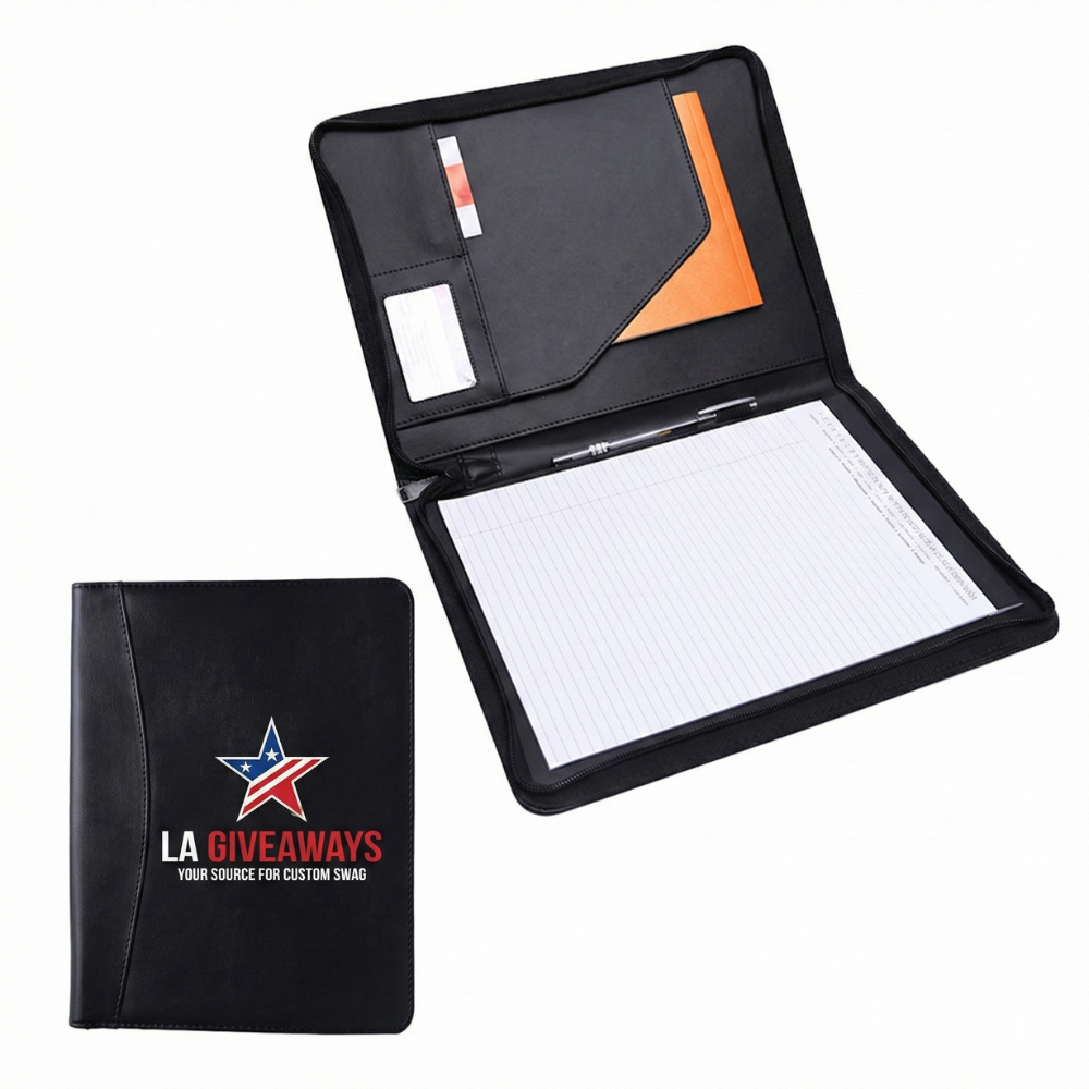 SI-PF-MARY-02 Deluxe Leather Executive Writing Padfolio Folder - Image 1