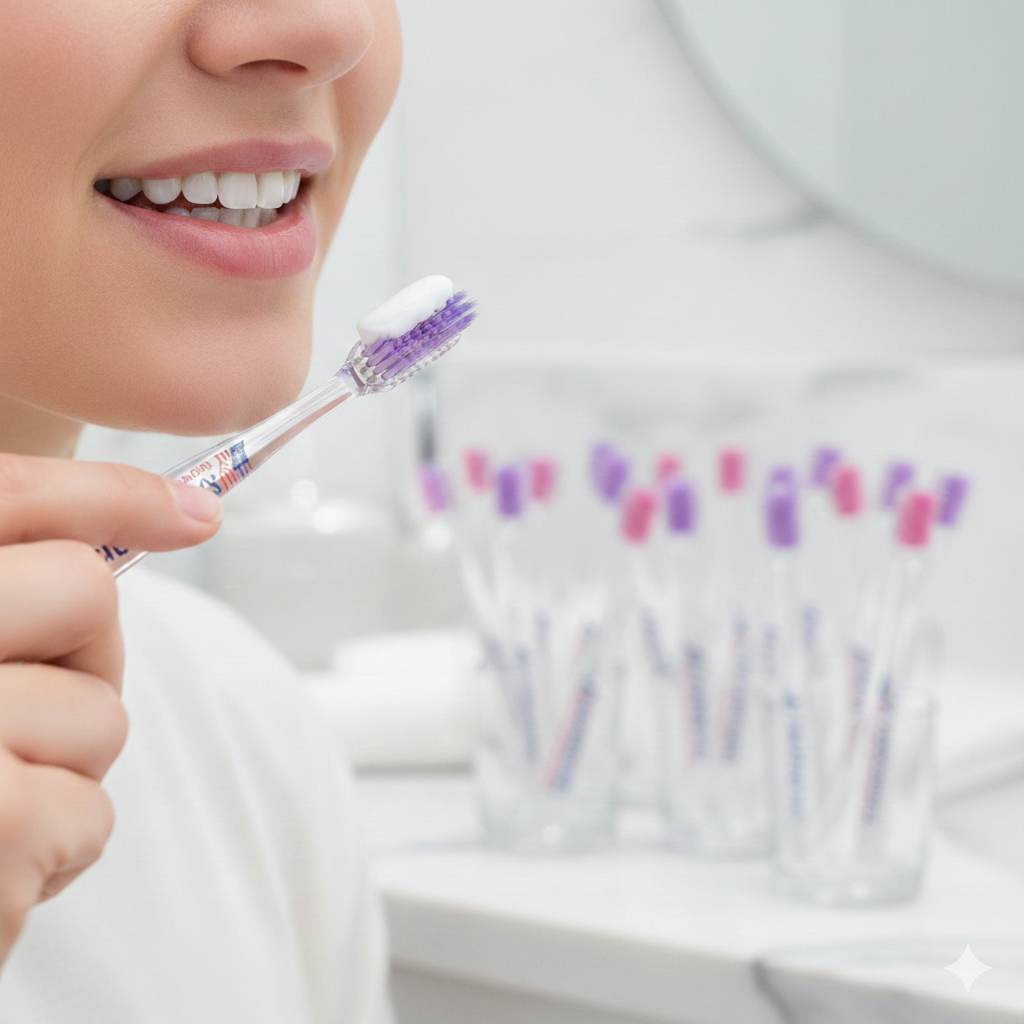 Transparent Toothbrush custom logo Promotional Transparent Toothbrush custom logo Promotional - Image 1