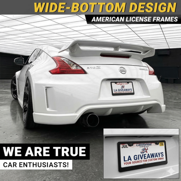 Premium Stainless Steel License Plate Frames