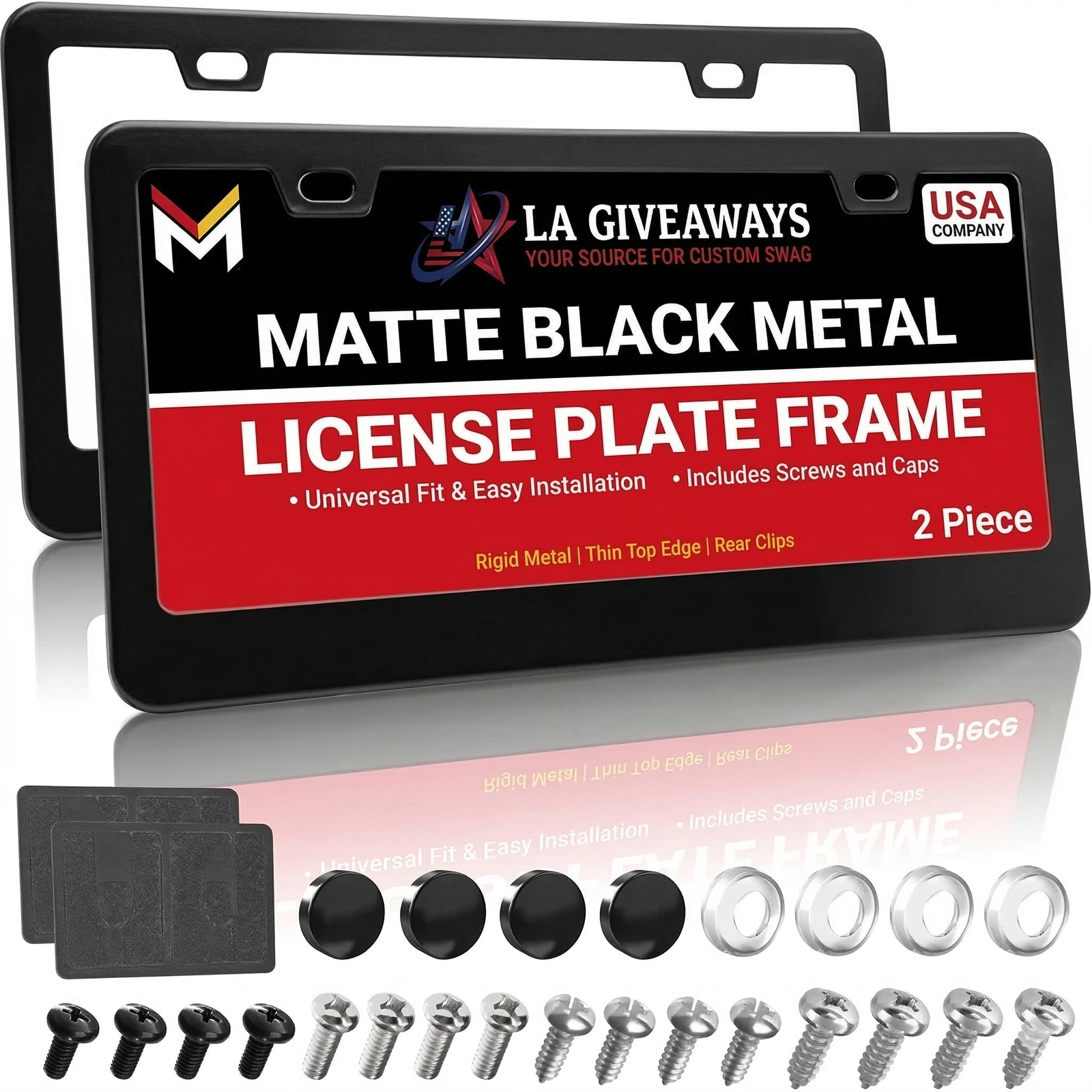 AI-LPF-SAM-01 (3) Premium Stainless Steel License Plate Frames