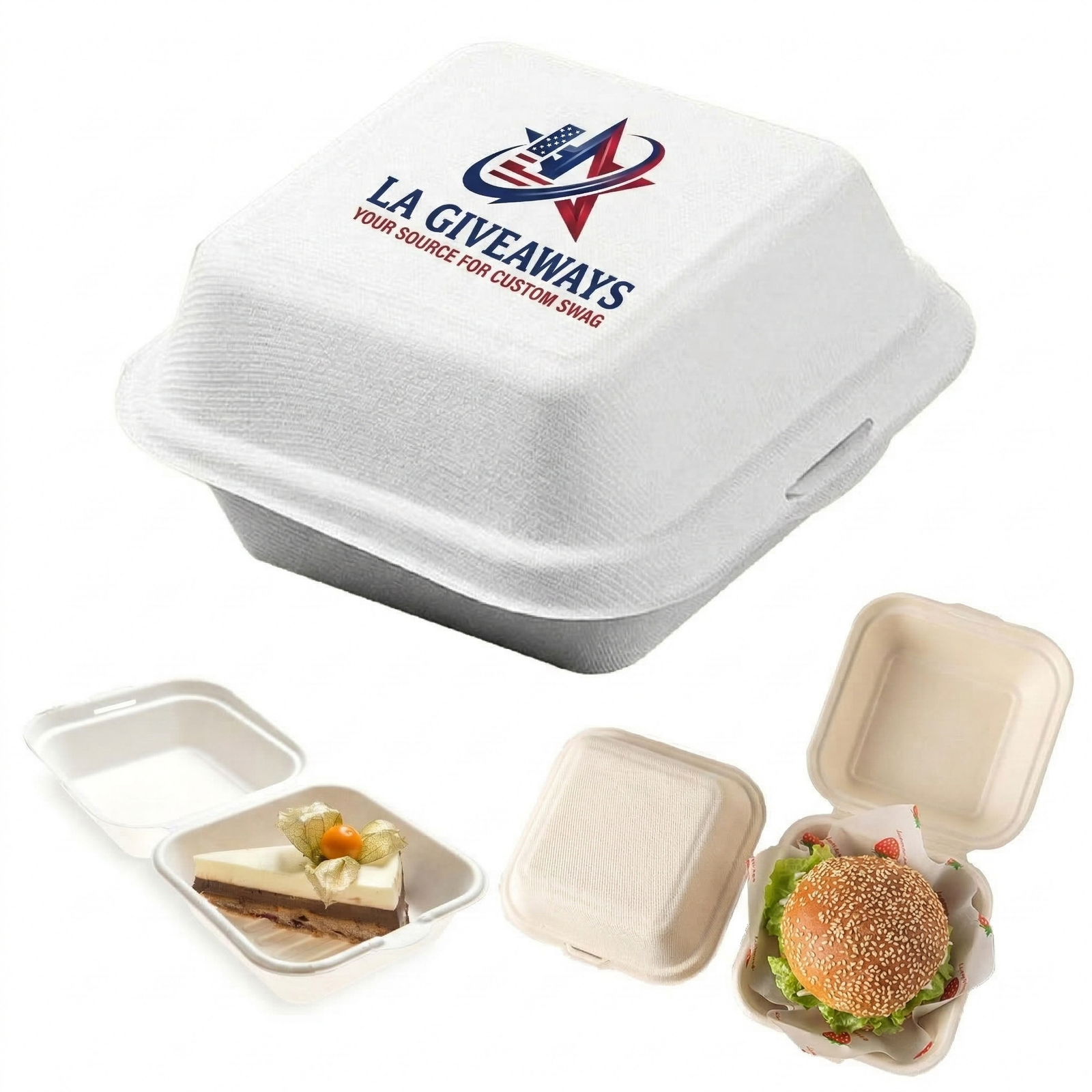 BX-B0X-SAM-01 (1) Eco-Friendly Greaseproof Takeaway Food Boxes