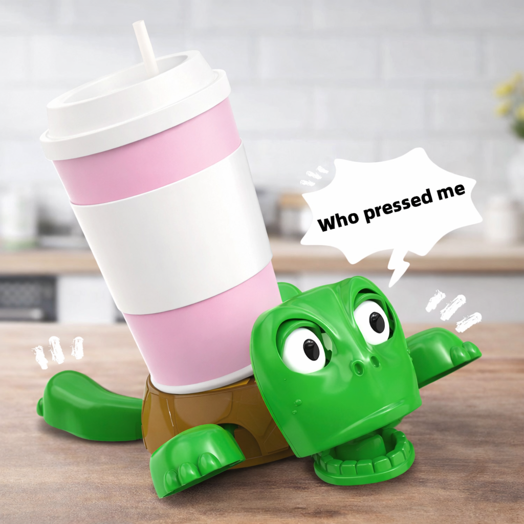 CR-cstr-Esh-03 (1) Funny 3D Printed Tortoise Coaster Mobile Phone Holder Creative - Image 1
