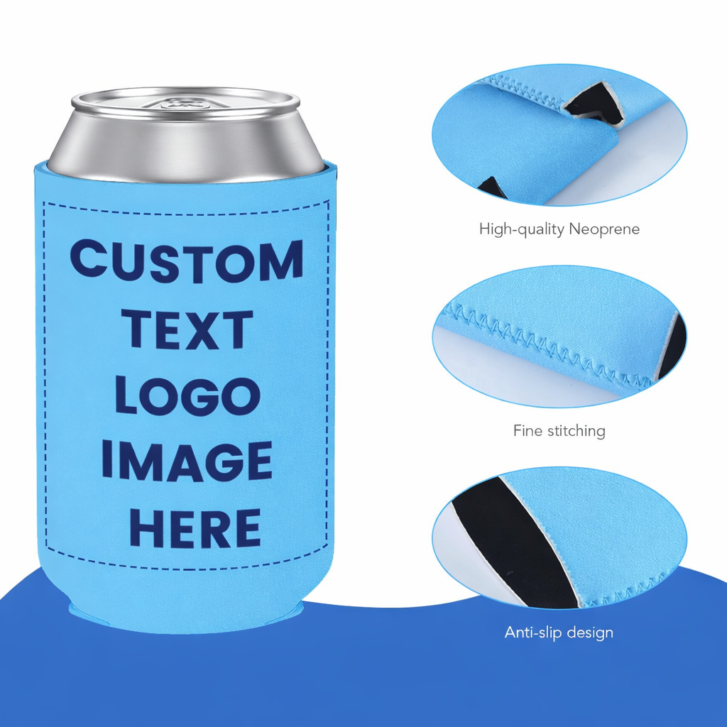 DW-mug-Esh-21 (3) Promotional Foldable Custom Logo Neoprene Beer Can Cooler - Image 1