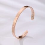 Stainless Steel Magnetic Cuff Bangle 6mm(W) Dual Magnet