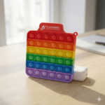 Push-Pop Square Stress Reliever Game