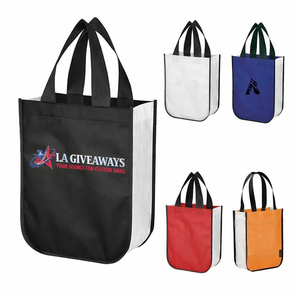 LBC-SB-UZA-03 1 Lola Laminated Non-Woven Shopper Tote Bag - Image 1