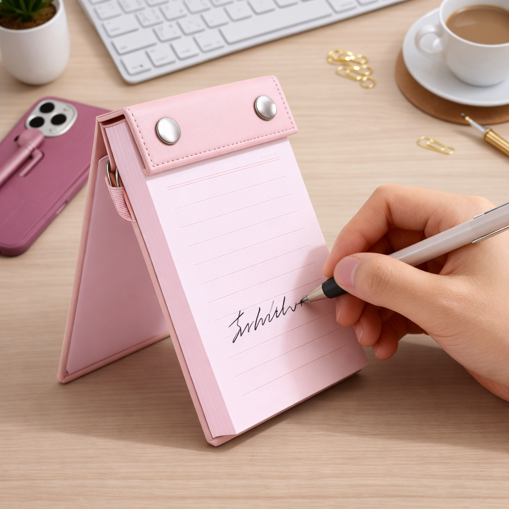 NP-pad-Esh-03 (1) Notepad Spiral-Bound Diary with Clip-Type Closure custom - Image 1