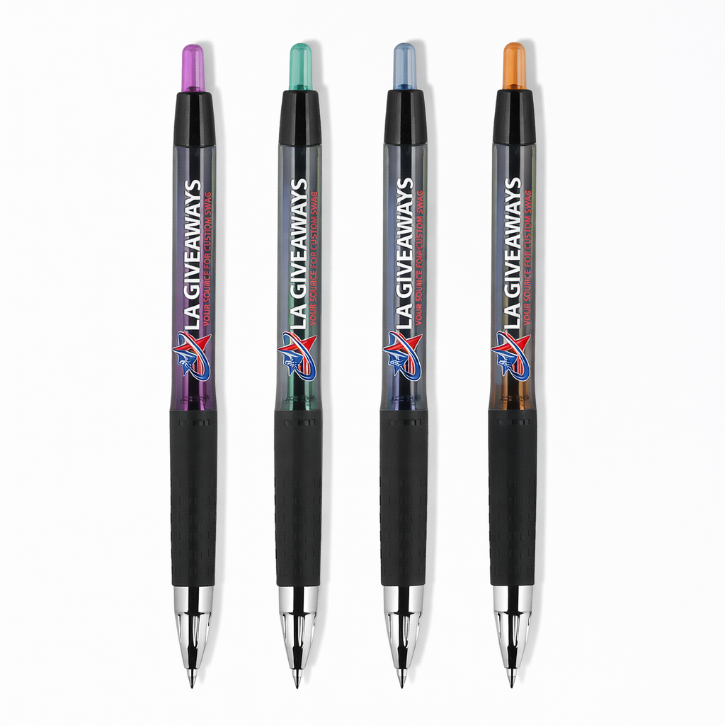 OS-PEN-SAM-10 (2) Gel Ink Pen with Textured Grip - Smooth Writing