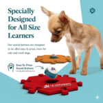 6-Button Pet Communication Kit with 3 HexTile Mats