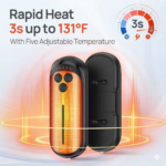 6000mAh Portable Rechargeable Hand Warmers 2-Pack for winter