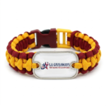 Custom Logo Elastic String paracord Wristband Bracelet